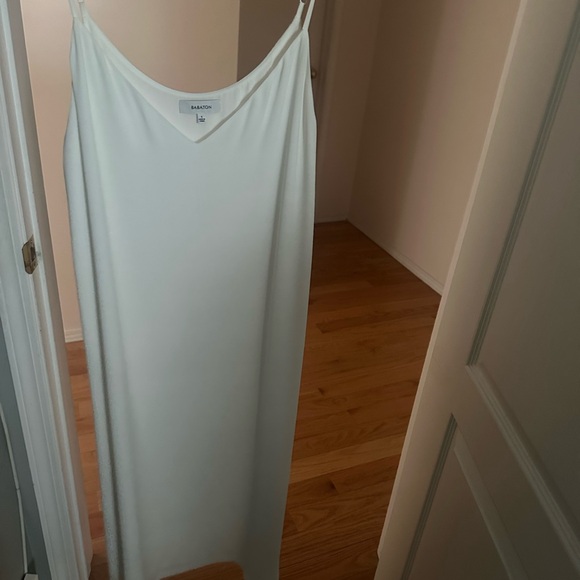 White Babaton Aritzia Midi Length Dress - Picture 2 of 3